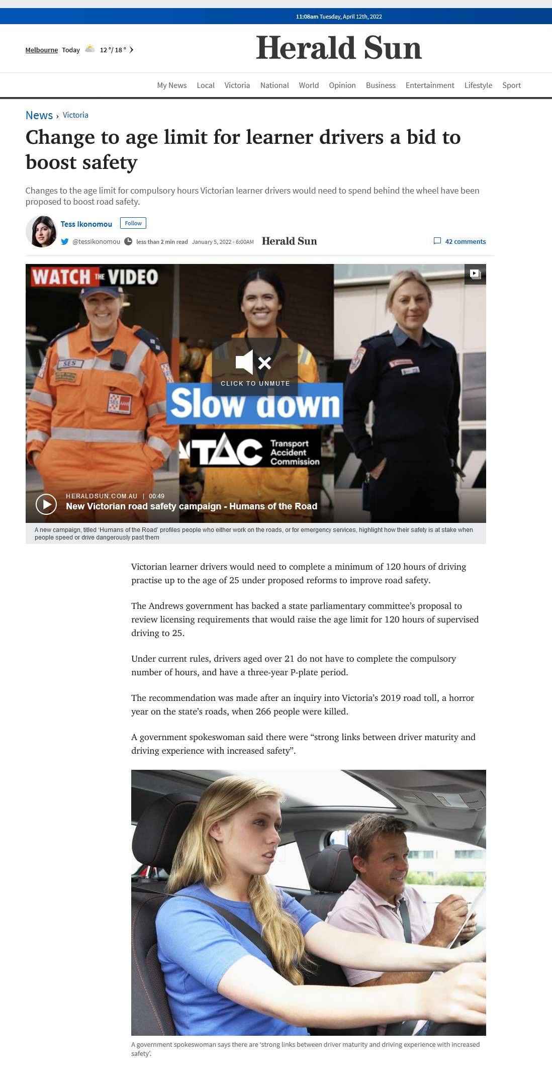 Big change proposed for Victorian learner drivers